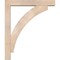 Ekena Millwork Thorton Block Smooth Bracket w/ Offset Brace, Douglas Fir, 5 1/2"W x 32"D x 38"H BKT0604X32X38THR05SDF - alternate 4